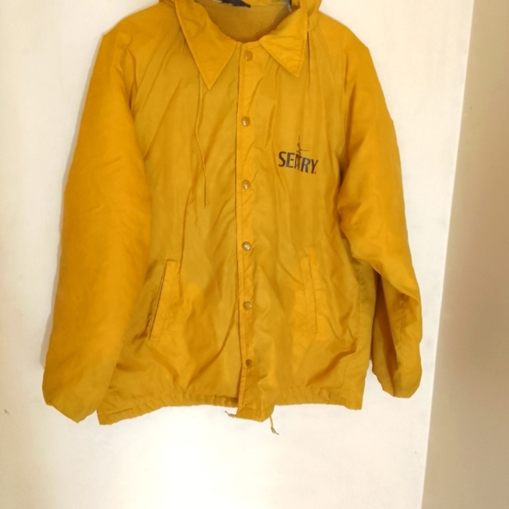 Vintage Sentry Hooded Jacket - Mustard Yellow